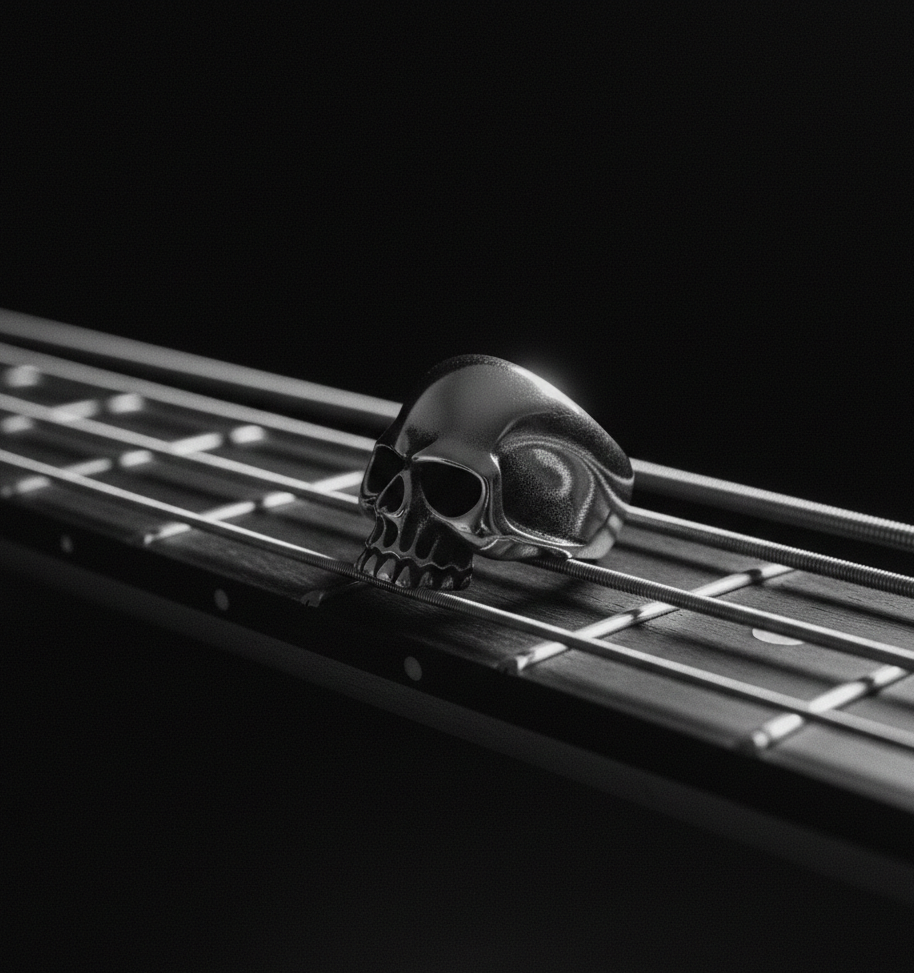 Vintage 80's Skull Ring